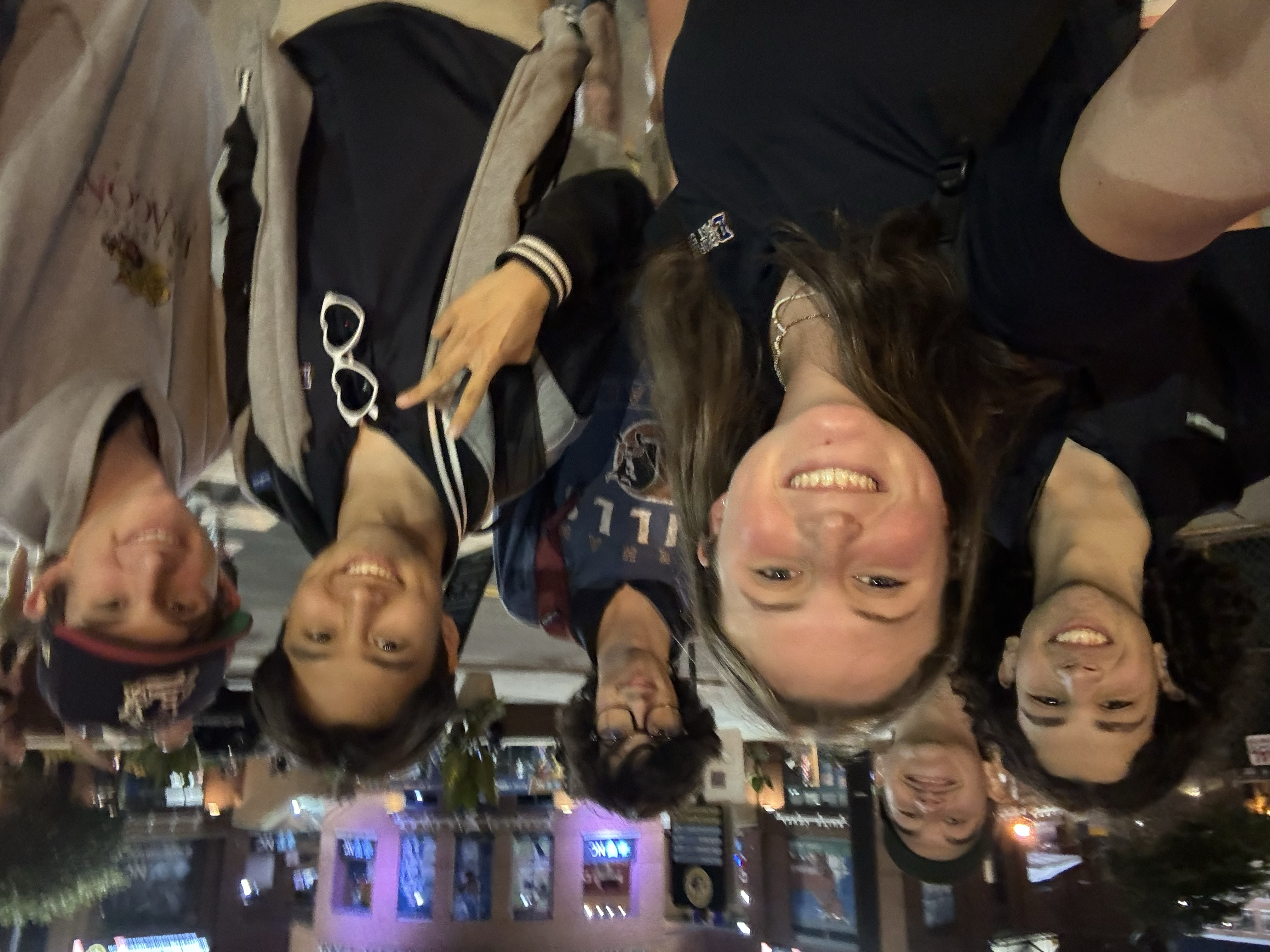 A group picture of my coworkers and I after a baseball game.